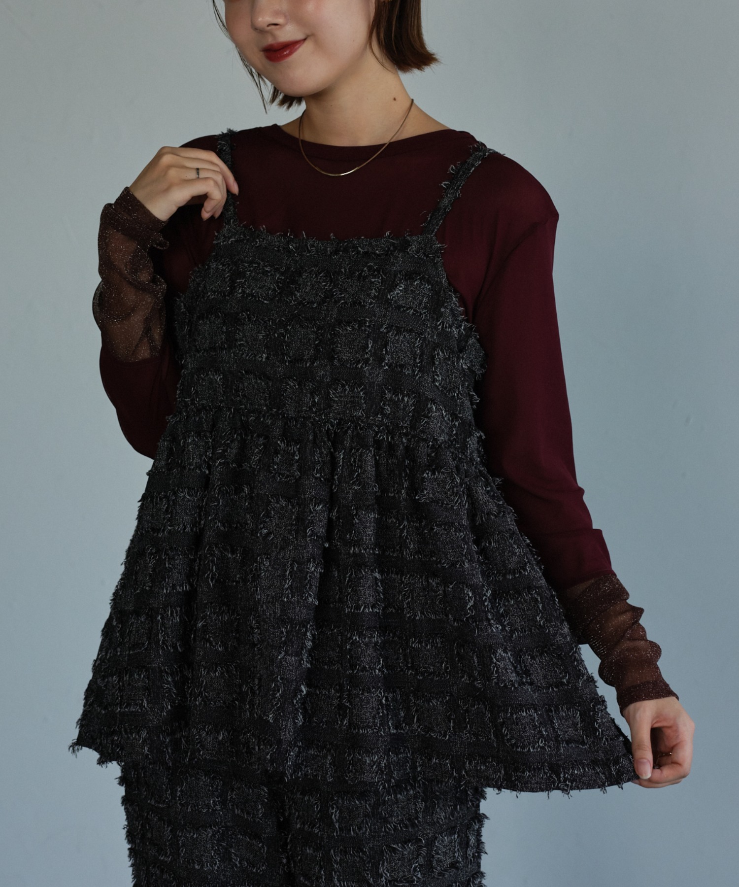 model：158cm 着用サイズ：FREE