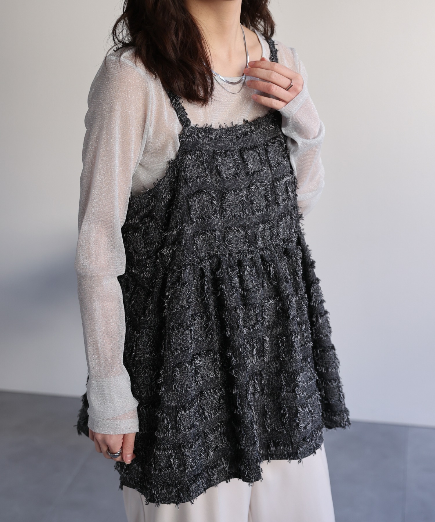 model：156cm 着用サイズ：FREE