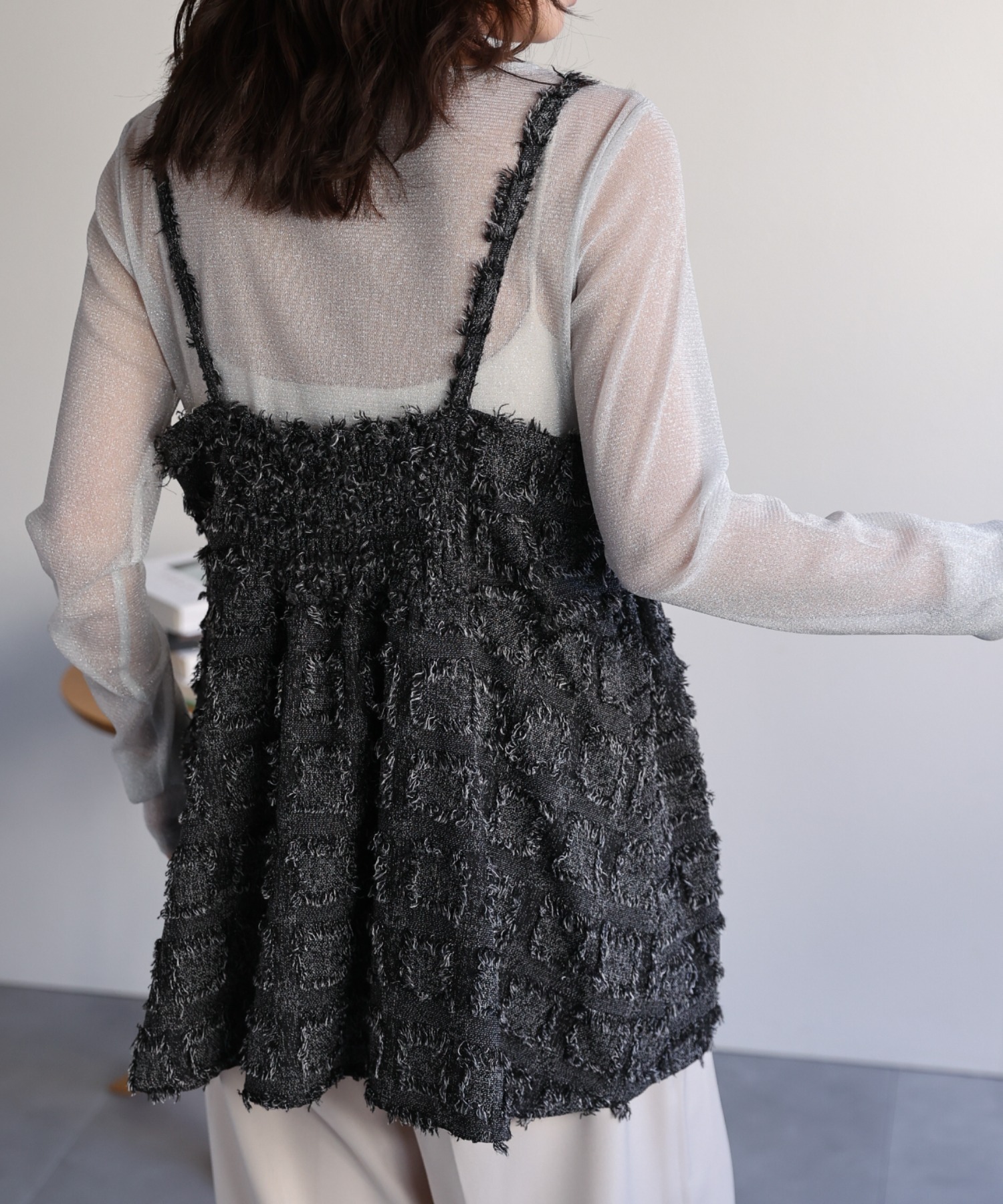 model：156cm 着用サイズ：FREE
