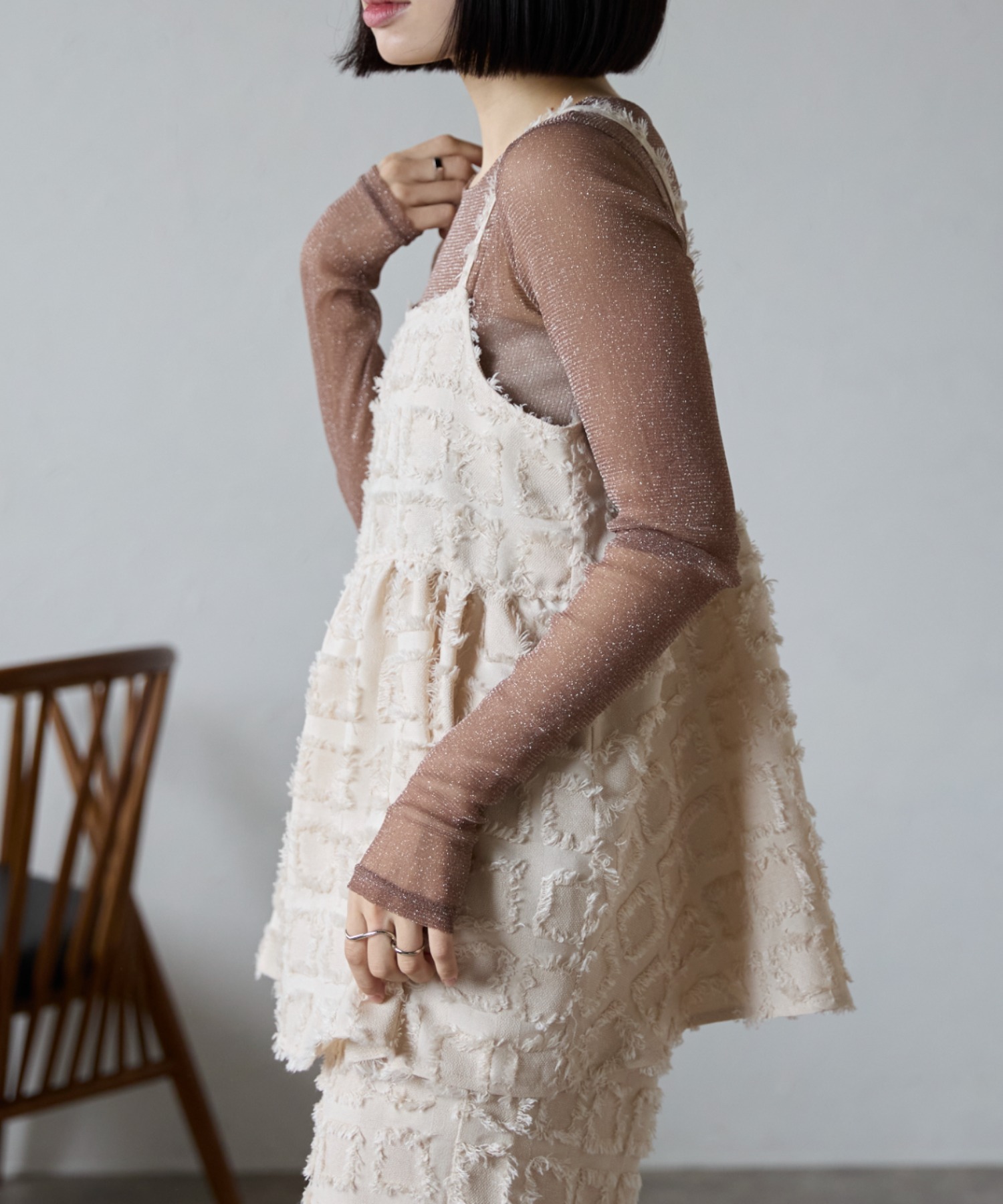 model：158cm 着用サイズ：FREE