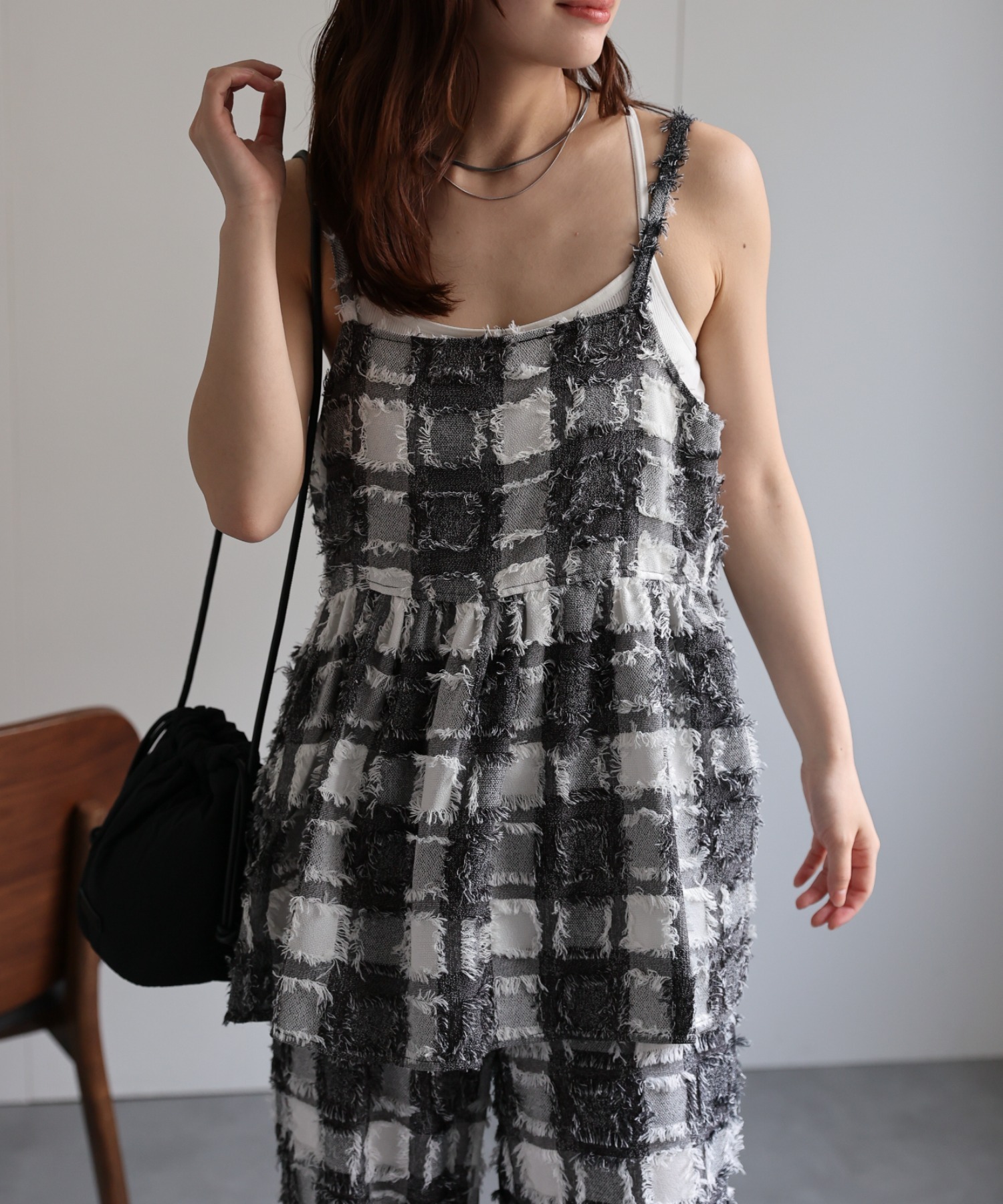 model：156cm　着用サイズ：FREE