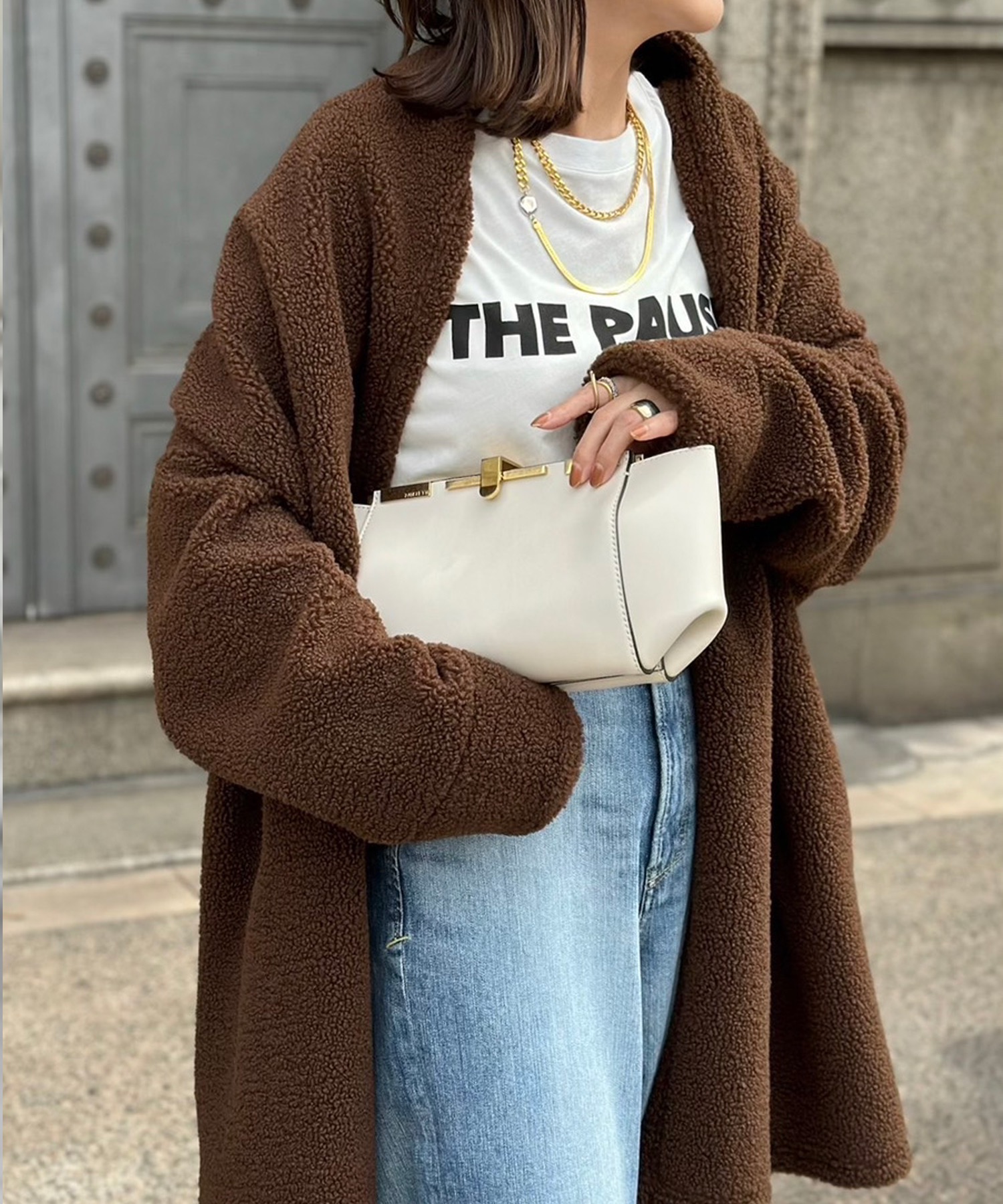 アニュアンス　ボンディングボアコート アニュアンス anuans ボンディングボアコート - メルカリ