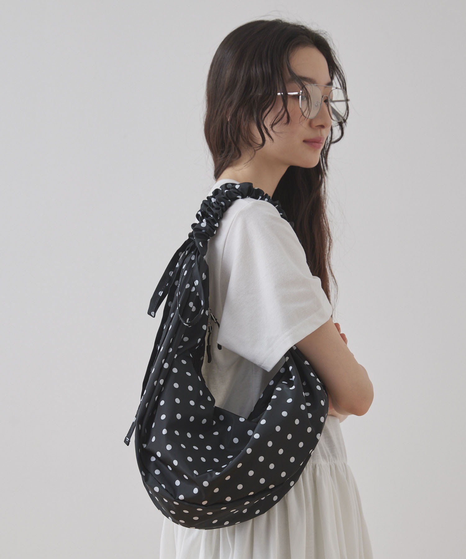 LEATHER SHOULDER MINI BAG(FREE LIGHT GREY): : メンズ｜UNITED