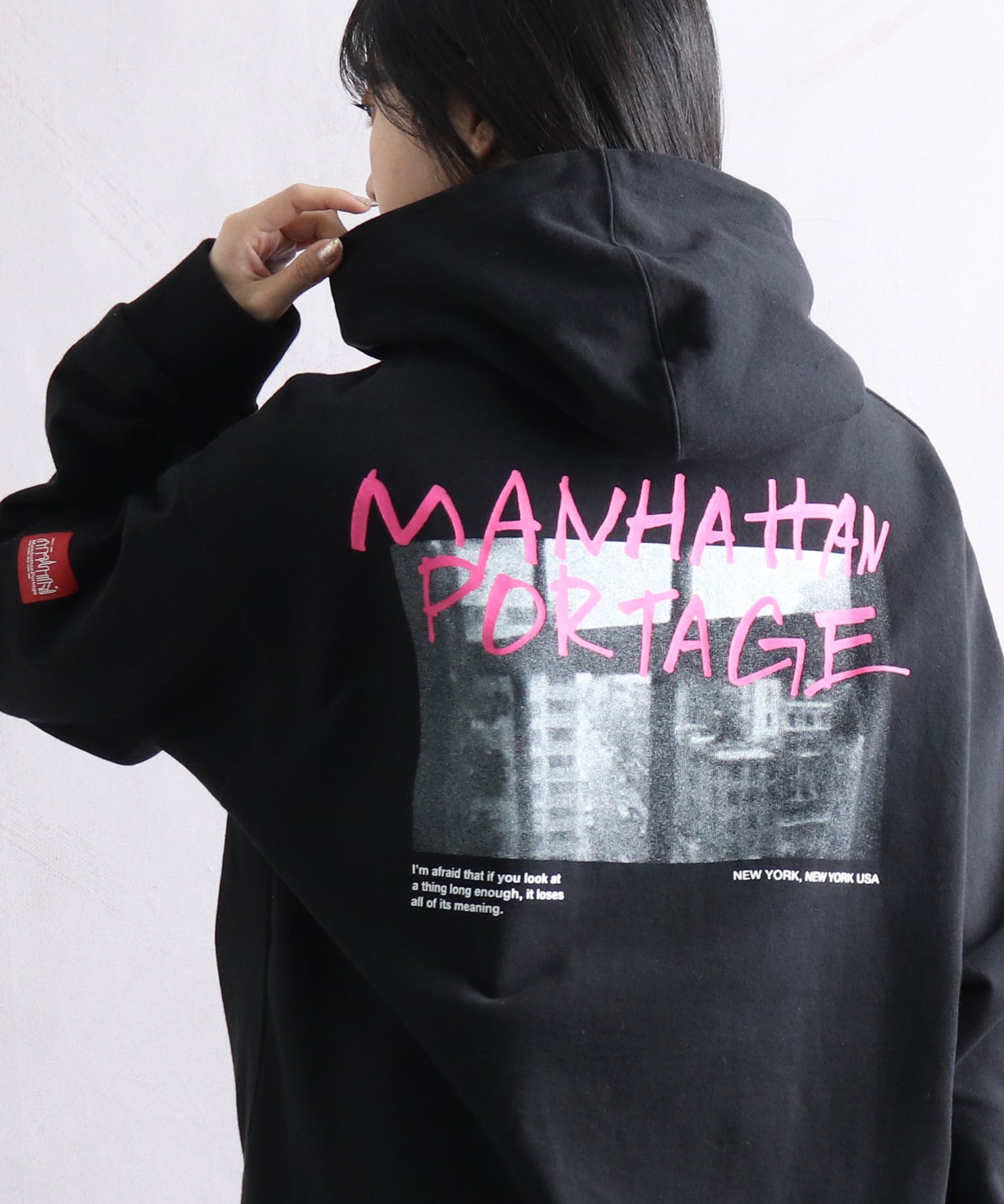 【 Manhattan Portage / マンハッタンポーテージ 】 MPM470 photo print sweat hoodie スエット フーディ スウェット パーカーNSB