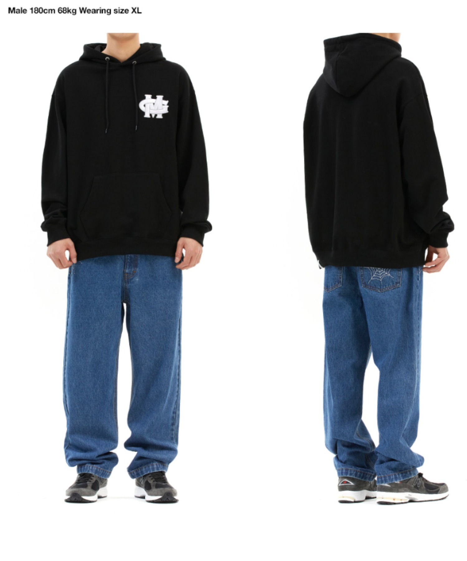 【mahagrid】23SS★ CROSS LOGO HOODIE CROSS LOGO HOODIE - mahagrid | 60% - Asian Fashion Online Store