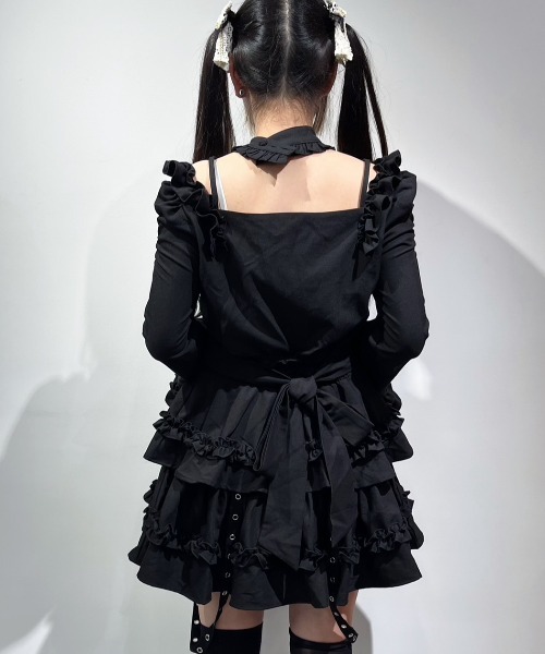フェアリーグランジ ブラックドレスに合うゴシックなチョーカー フェアリーグランジ ブラックドレスに合うゴシックなチョーカー