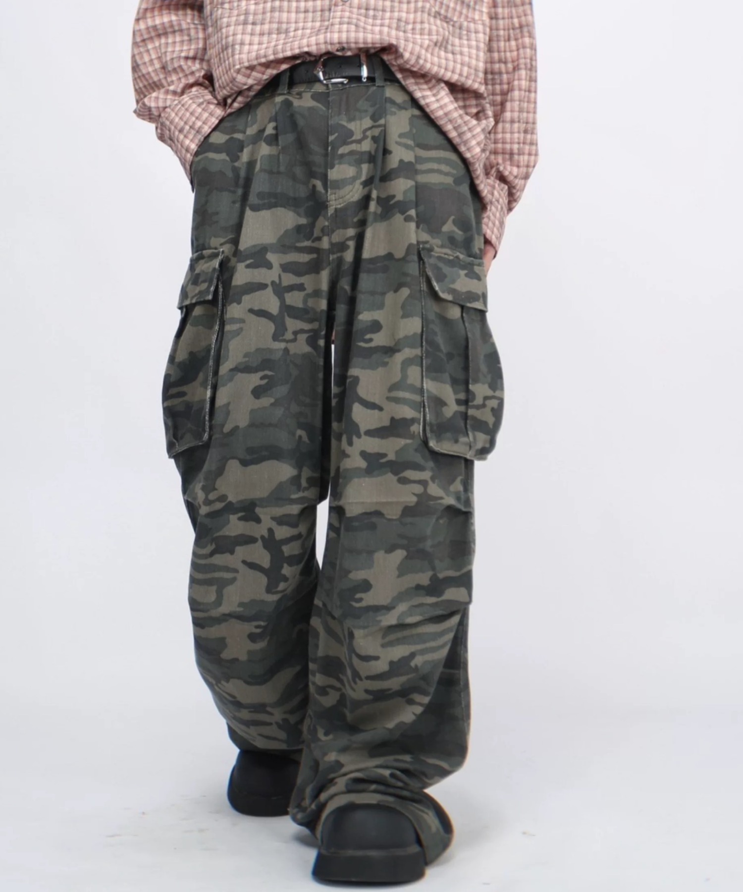 ベルンハルトウィルヘルム　2006aw　迷彩　カーゴパンツ A'GEM/9 × .kom 『ARULE/アルール』 カモフラカーゴパンツ ARULE│A