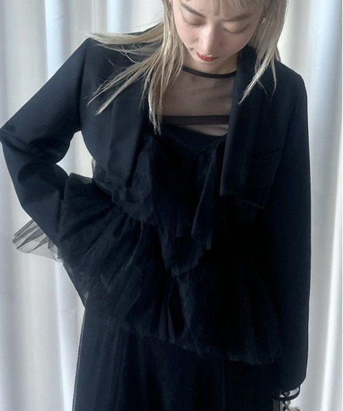 ジャケット・アウター Ameri BOB CUT JACKET BOLERO BOB CUT JACKET BOLERO