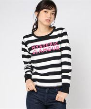 HYS SYMBOL プリント リブ付Tシャツ