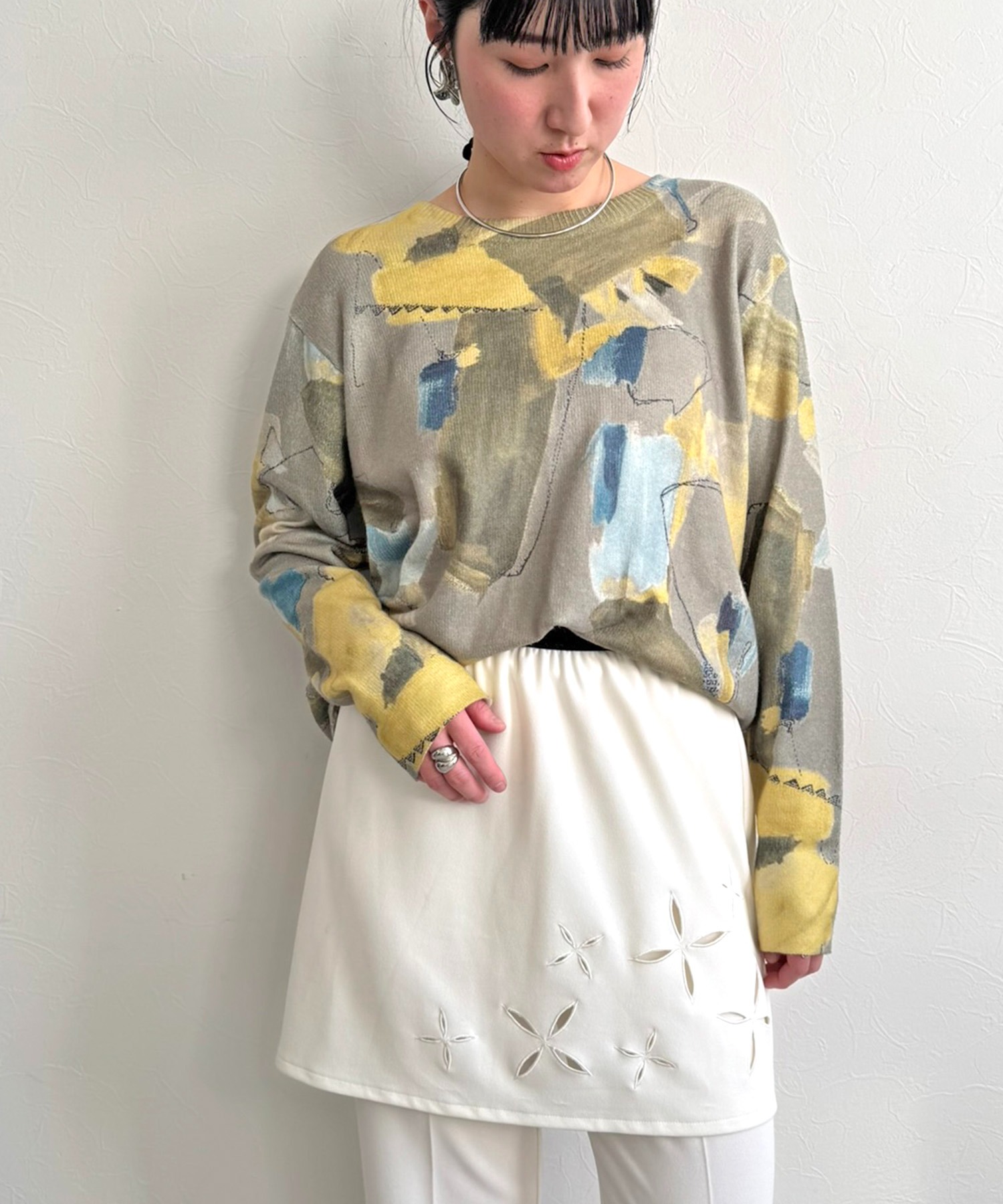 ラフペイントニットトップス LHELBIE│Eimee Law & LHELBIE 公式