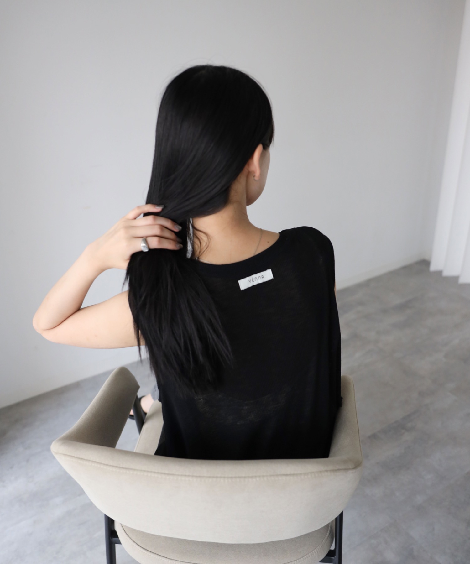 model：164cm. 着用サイズ：FREE