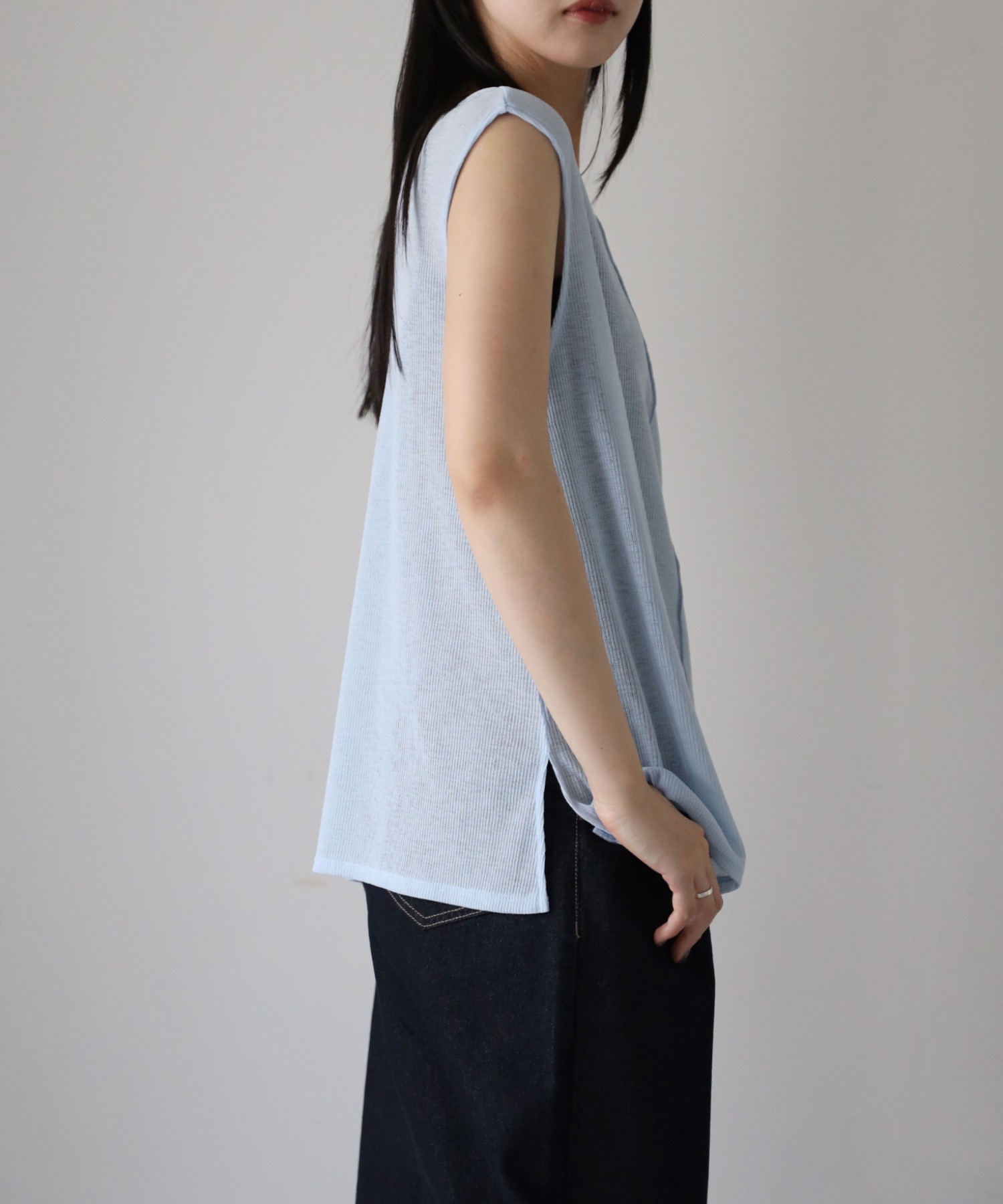 model：164cm. 着用サイズ：FREE