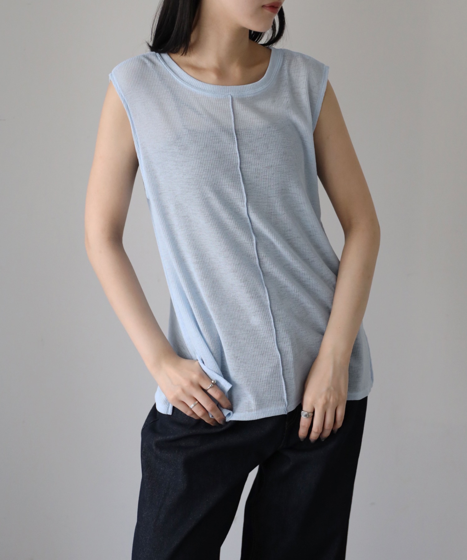 model：164cm. 着用サイズ：FREE