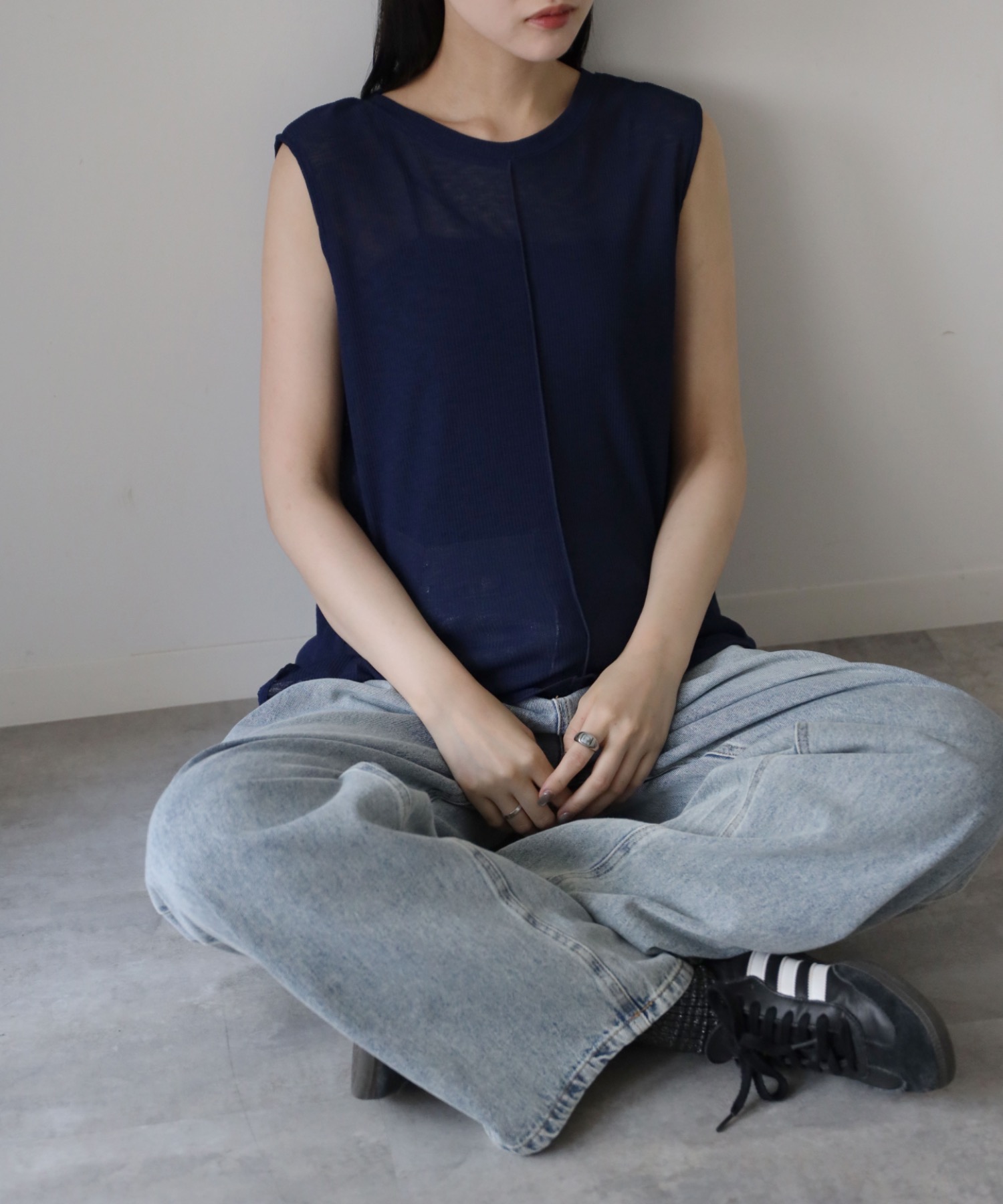 model：164cm. 着用サイズ：FREE