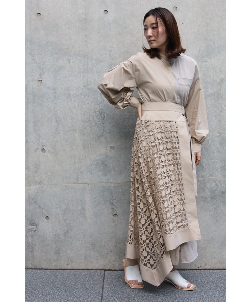 レースラップスカートセットワンピース Economlife Com