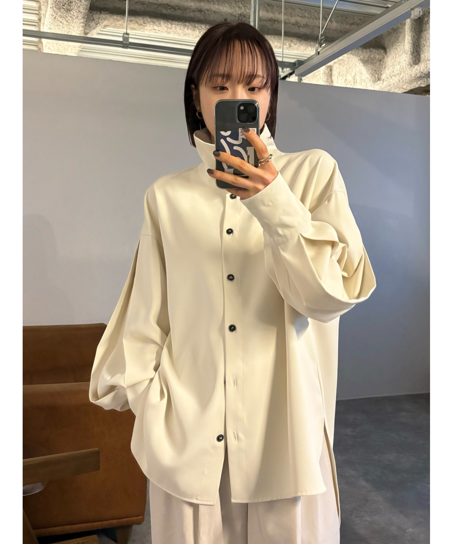 model：H164 着用サイズ：FREE