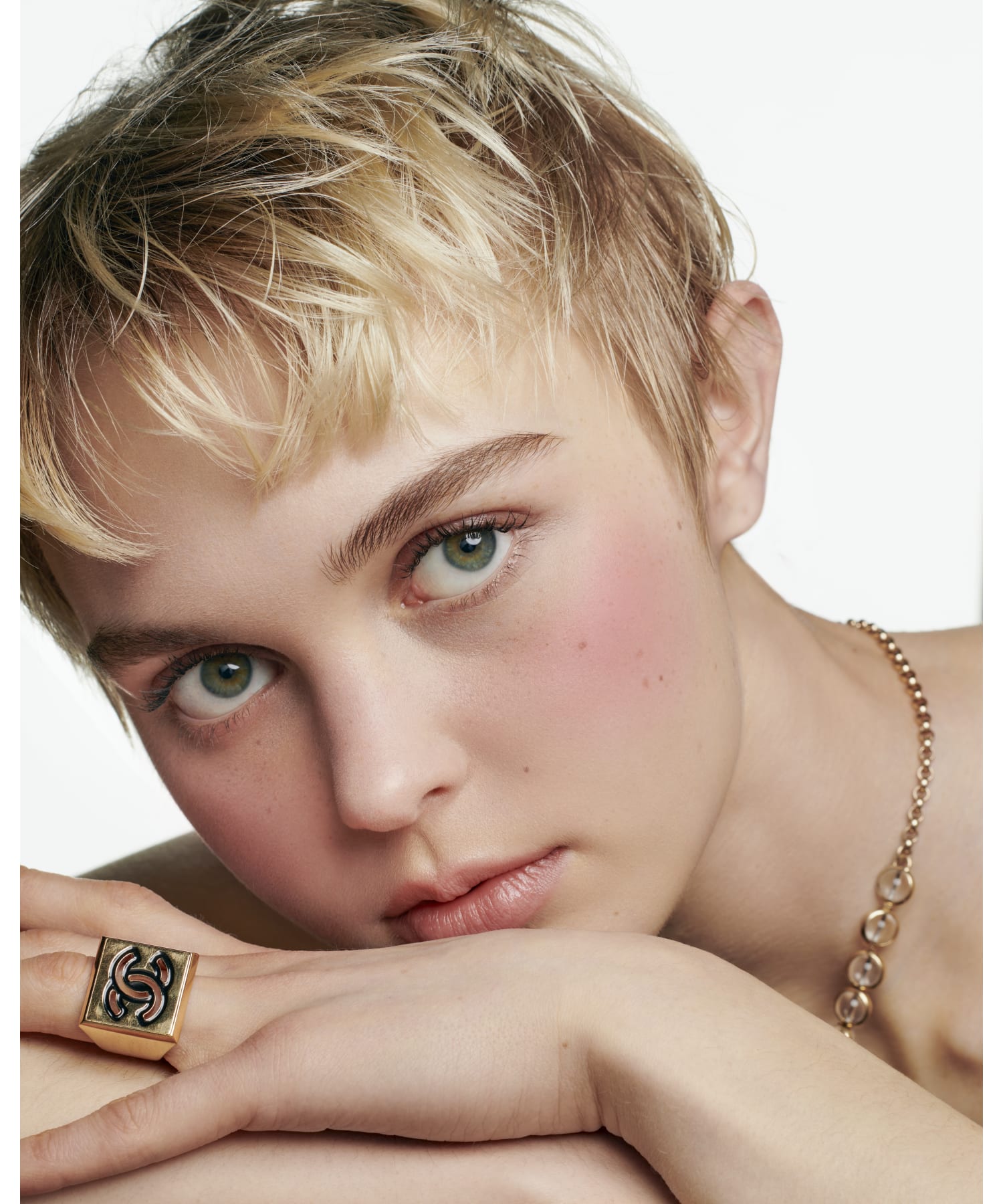 CHANEL 本物ヌーディーカラー36ハーフ ルージュ ヌワール コンフィダンス アイ＆チークカラー パレット（アイ