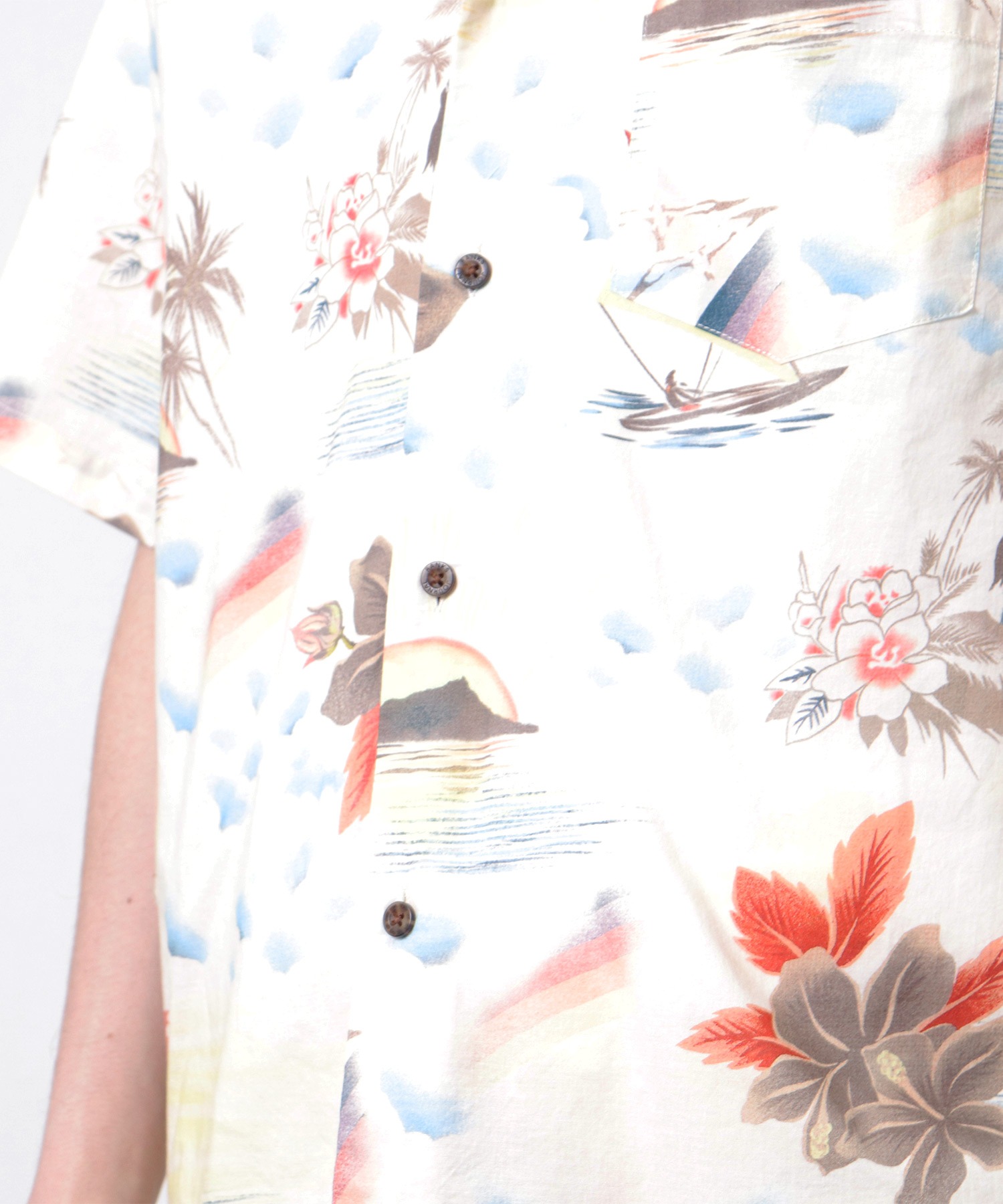 Banks Journal バンクスジャーナル Rainbow 半袖オープンカラーシャツ アロハシャツ Jja The Barefoot Salle De Bal The Barefoot Online サルデバル ザベアフット オンライン