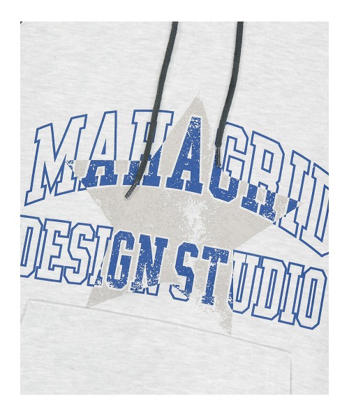 【mahagrid】23SS★ STARLIGHT 2-TONE HOODIE mahagrid】23SS☆ STARLIGHT 2-TONE HOODIE