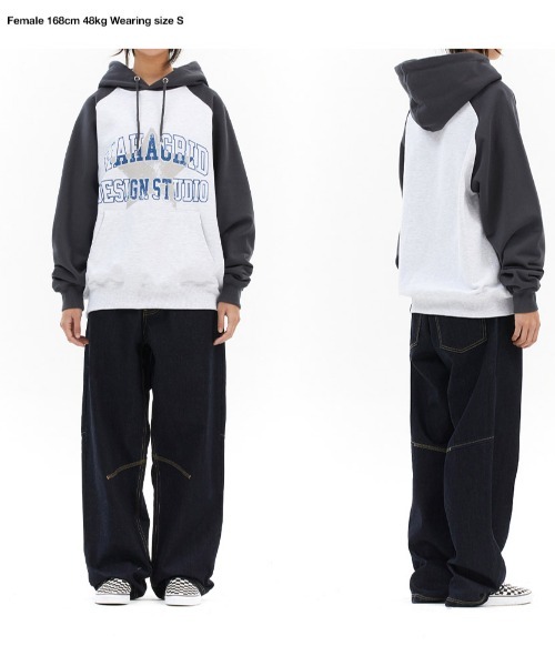 mahagrid/マハグリッド』STARLIGHT 2-TONE HOODIE/スターライト