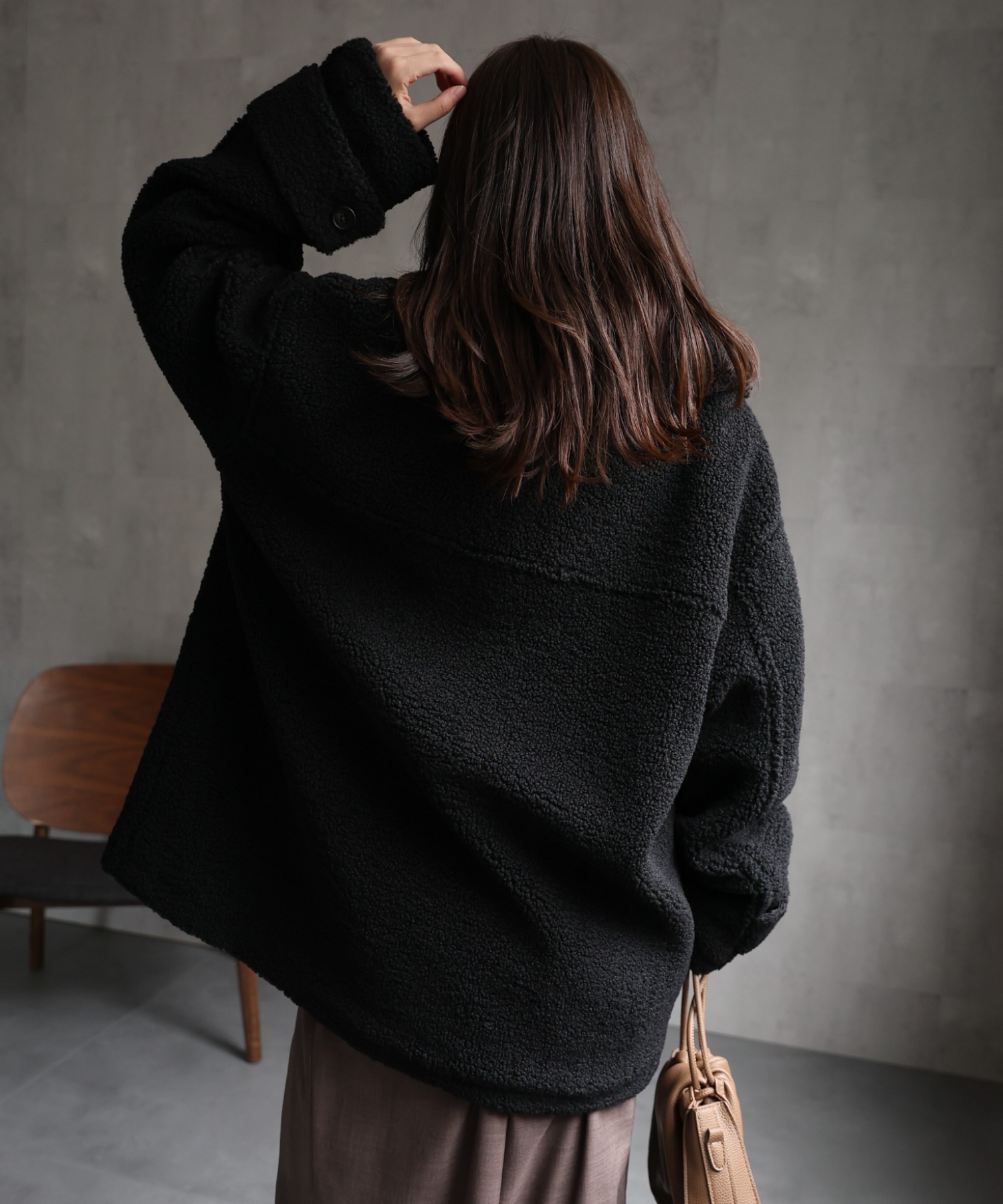 model：156cm 着用サイズ：FREE