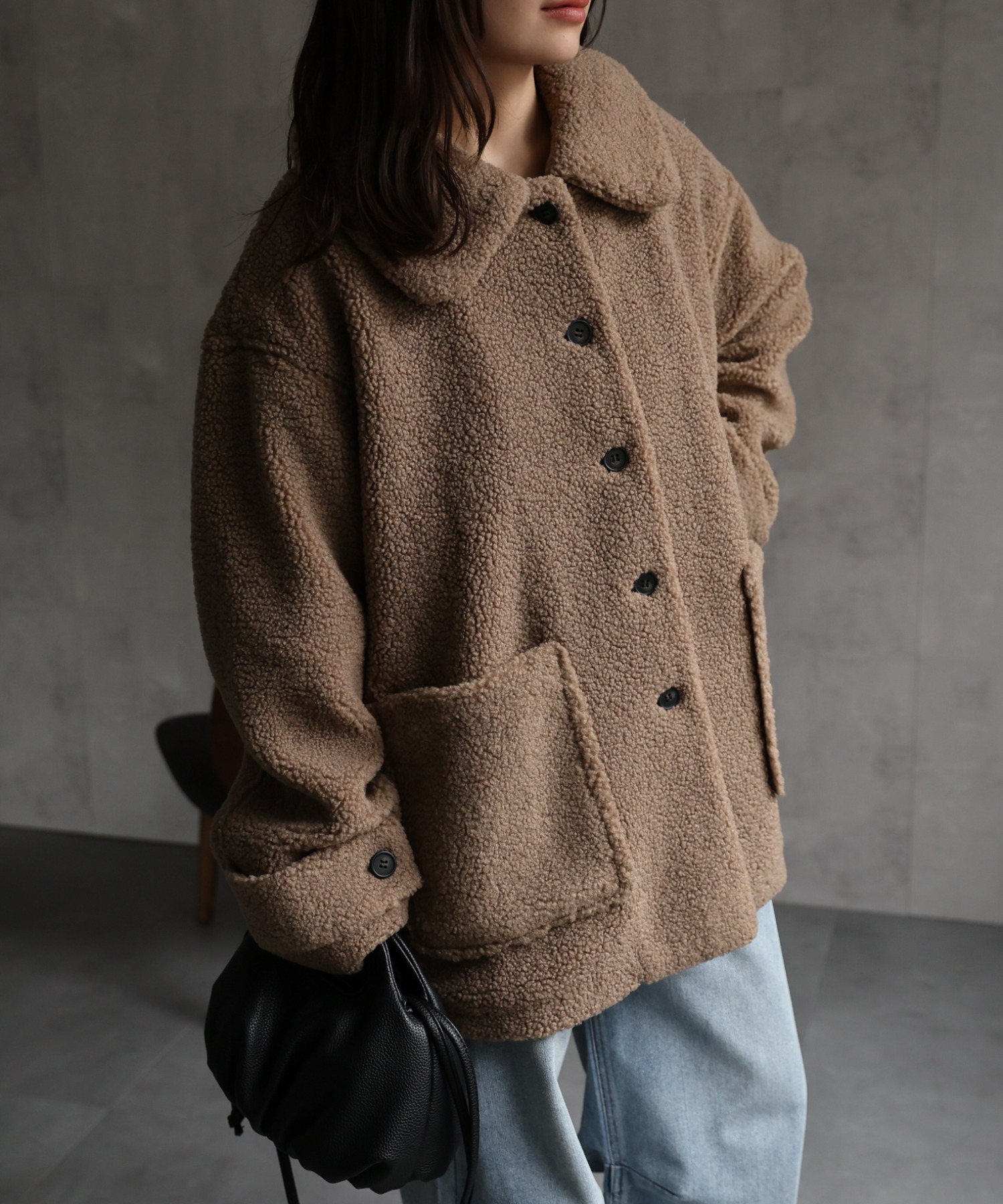 model：156cm 着用サイズ：FREE