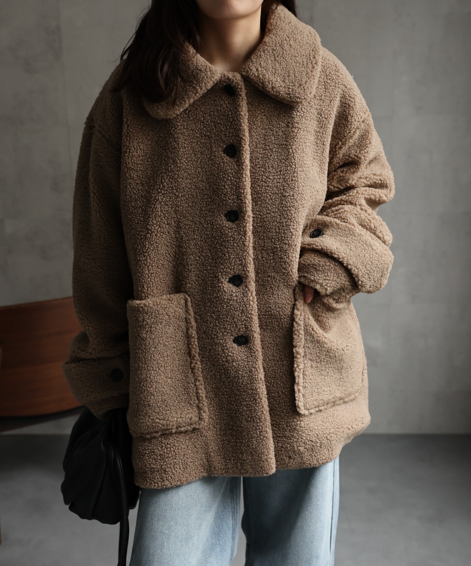 model：156cm 着用サイズ：FREE