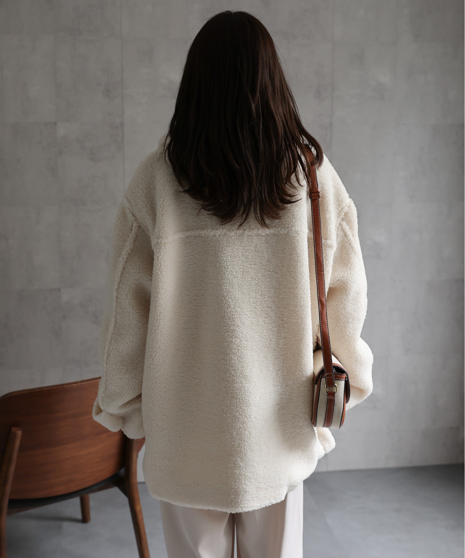 model：156cm 着用サイズ：FREE