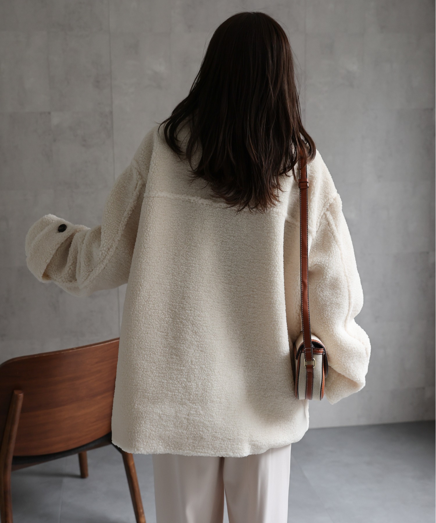 model：156cm 着用サイズ：FREE