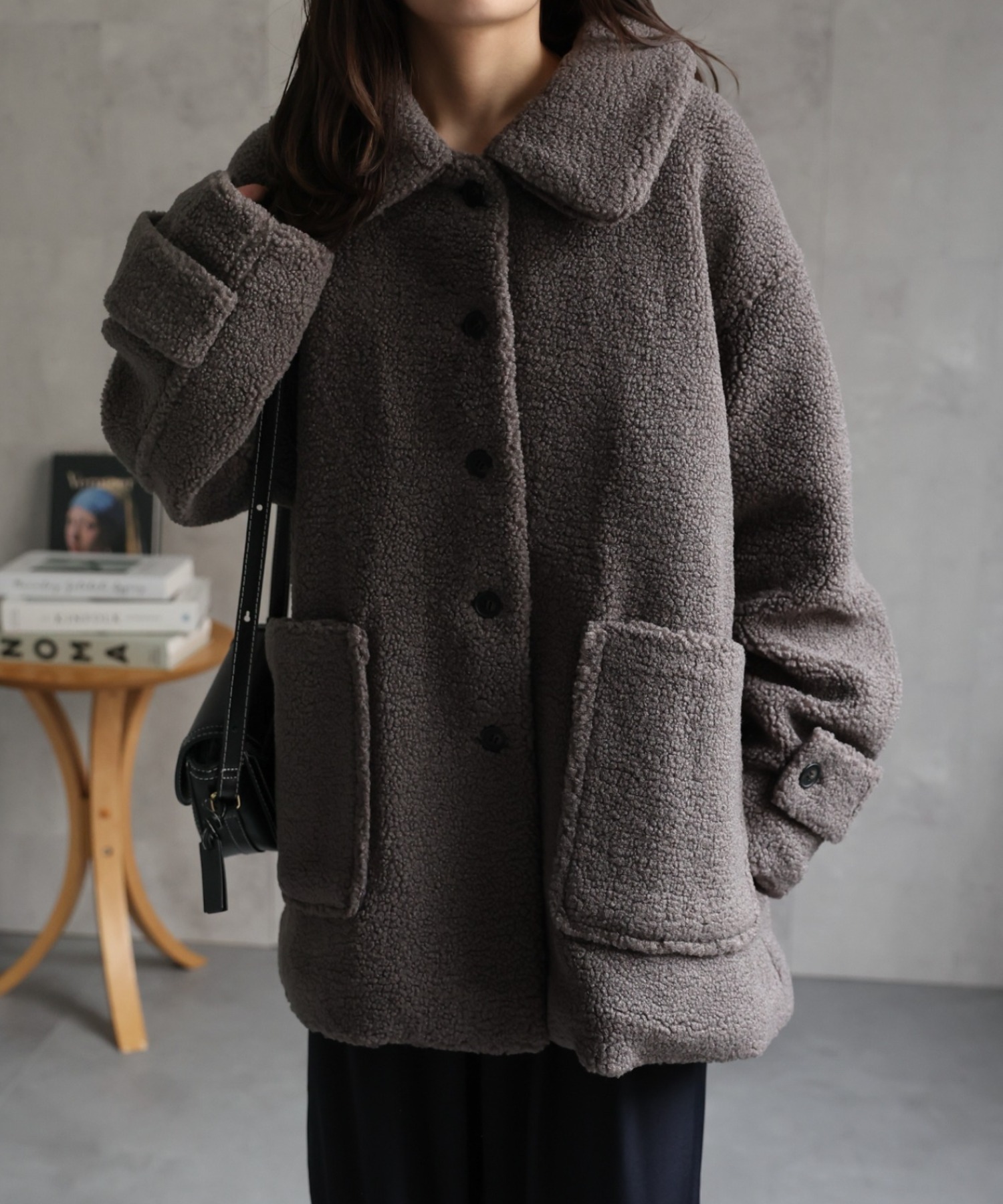 model：156cm 着用サイズ：FREE