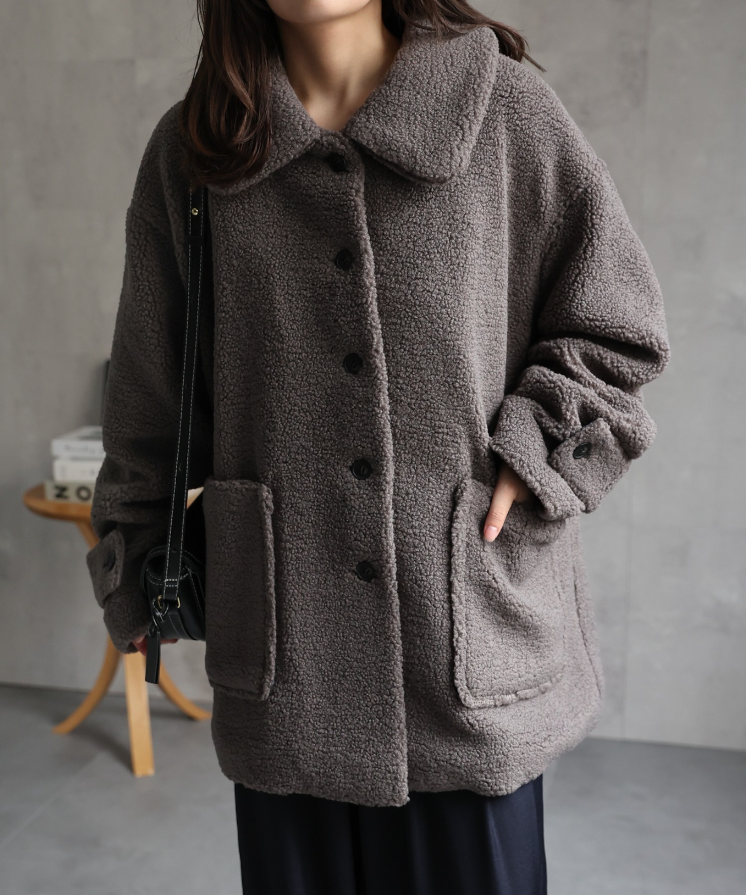 model：156cm 着用サイズ：FREE