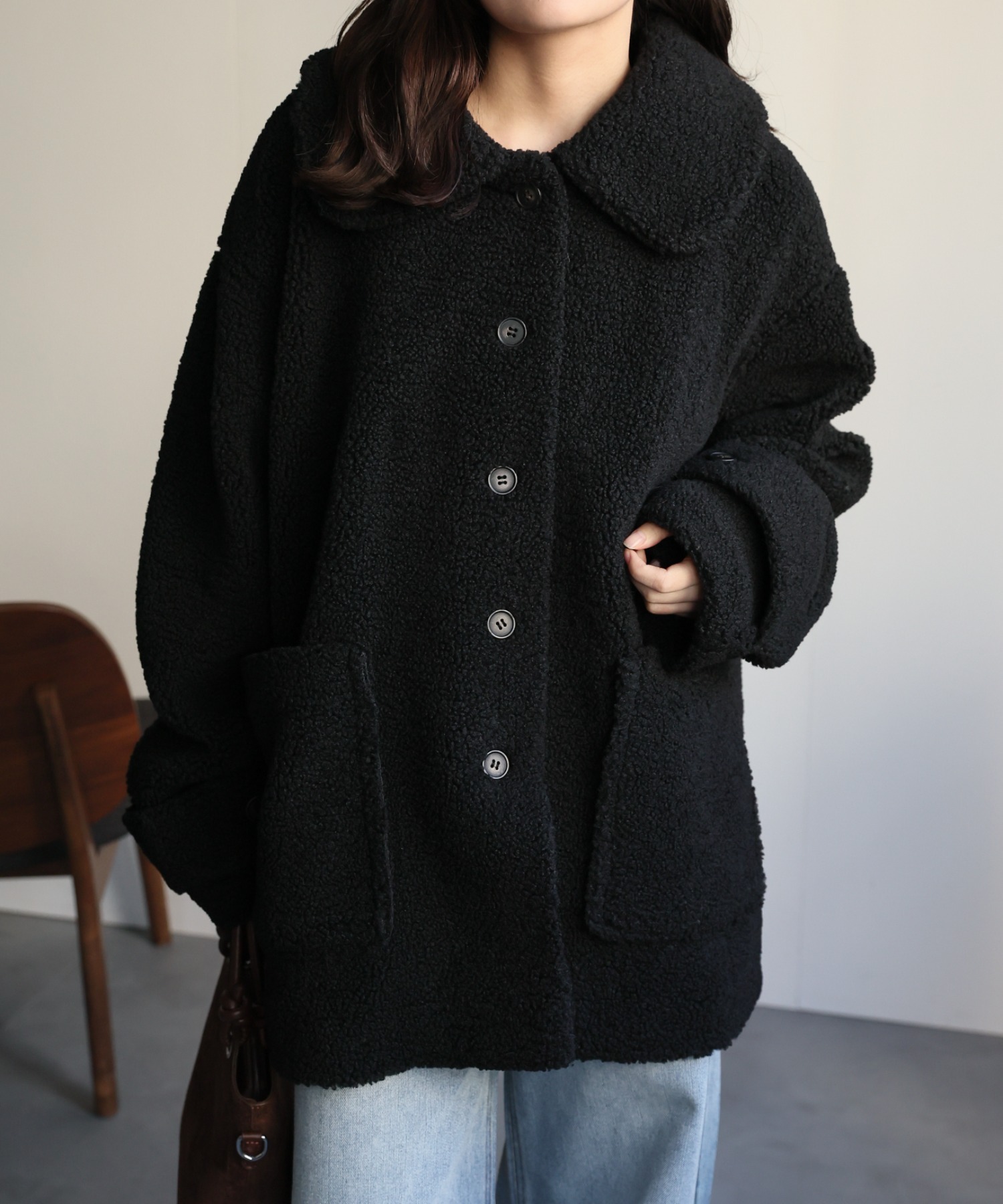model：156cm 着用サイズ：FREE