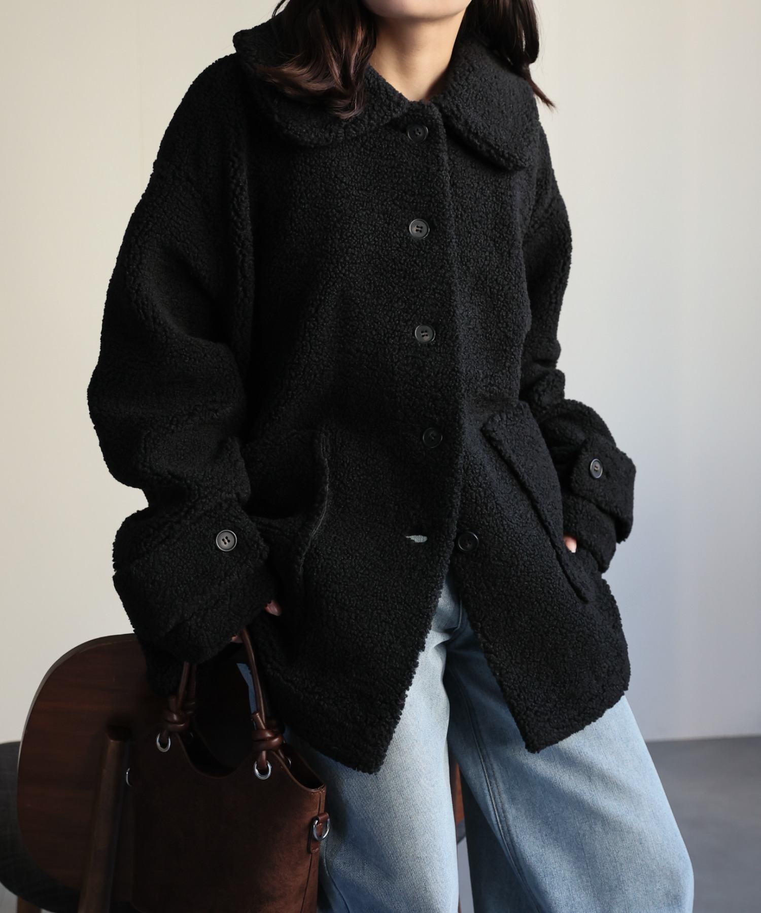 model：156cm 着用サイズ：FREE