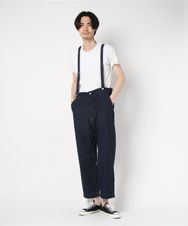 サスペンダー付 ワークパンツ