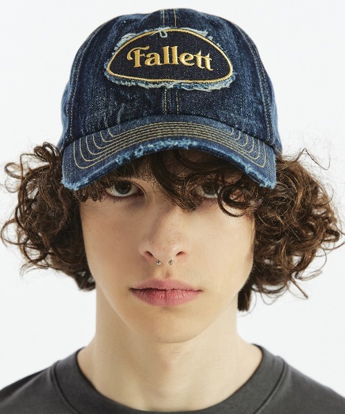 A'GEM/9 × .kom『FALLETT/ファレット』VINTAGE DENIM BALL CAP