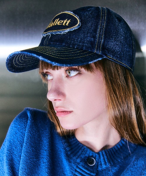 A'GEM/9 × .kom『FALLETT/ファレット』VINTAGE DENIM BALL CAP