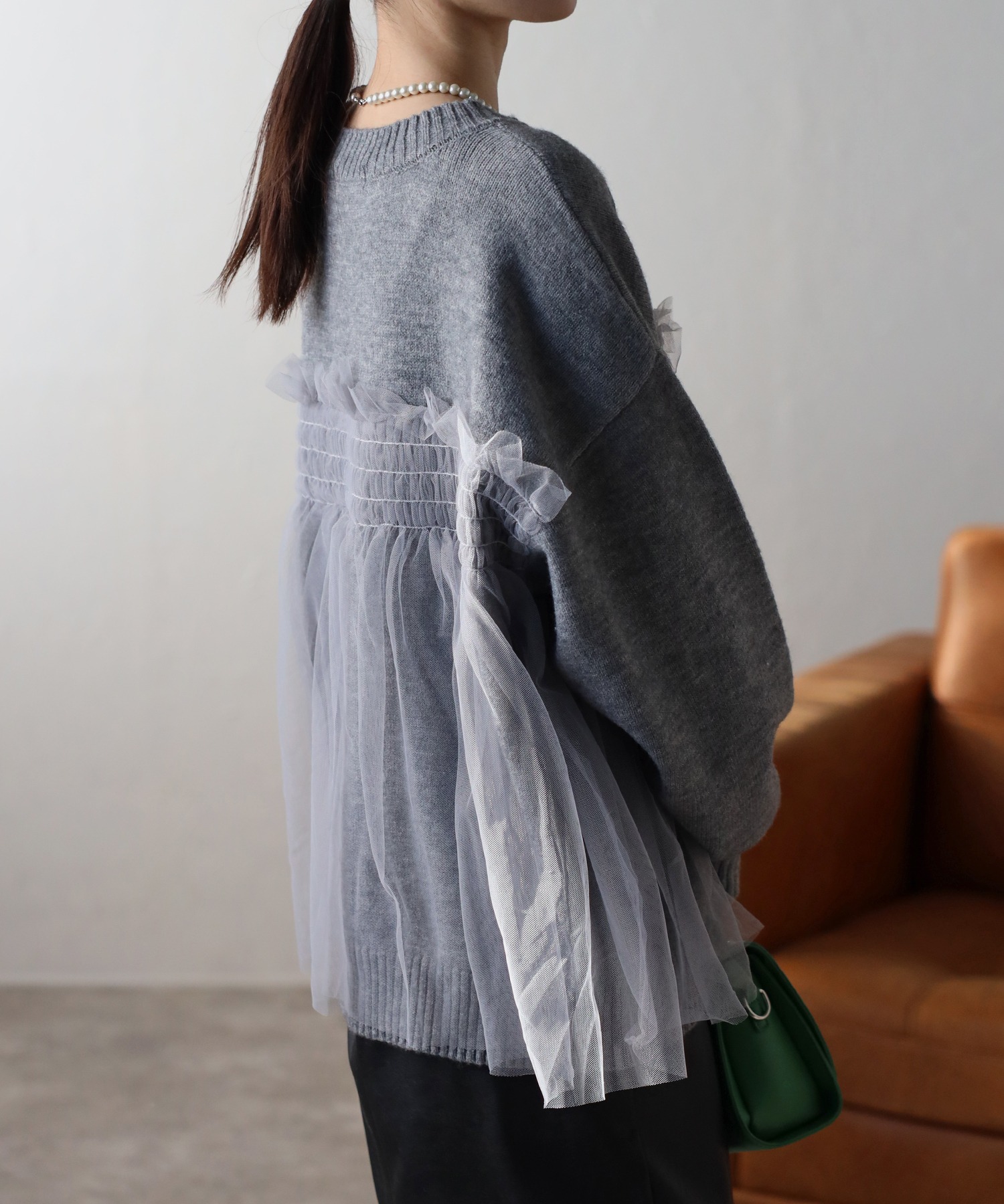 model：162cm 着用サイズ：F