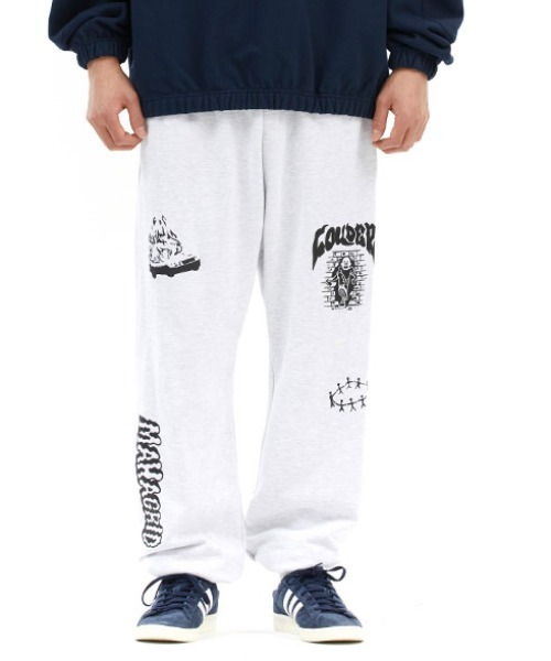 【mahagrid】MGD COLLEGE SWEATPANT(ブラック)