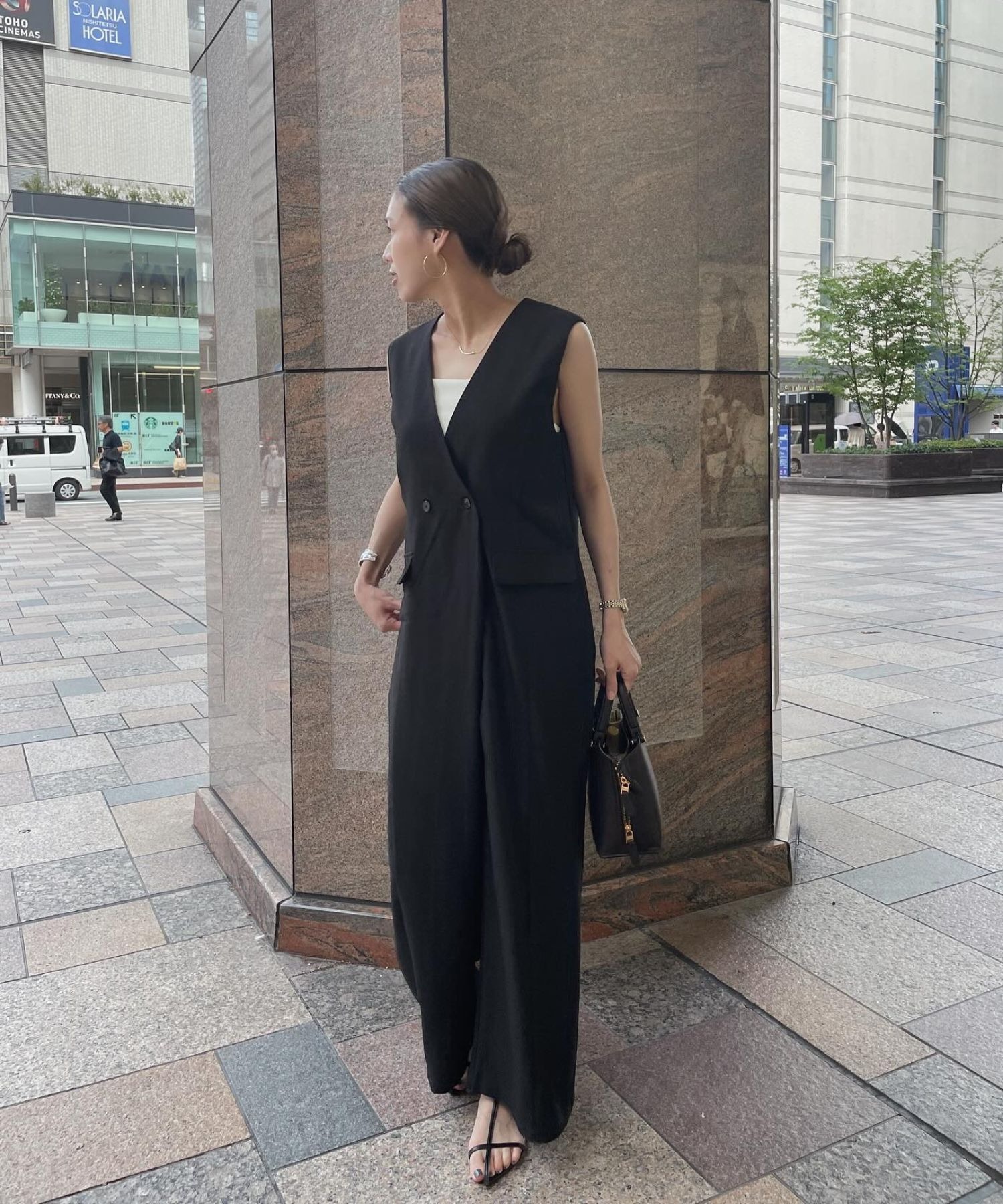 model：H165 着用サイズ：FREE