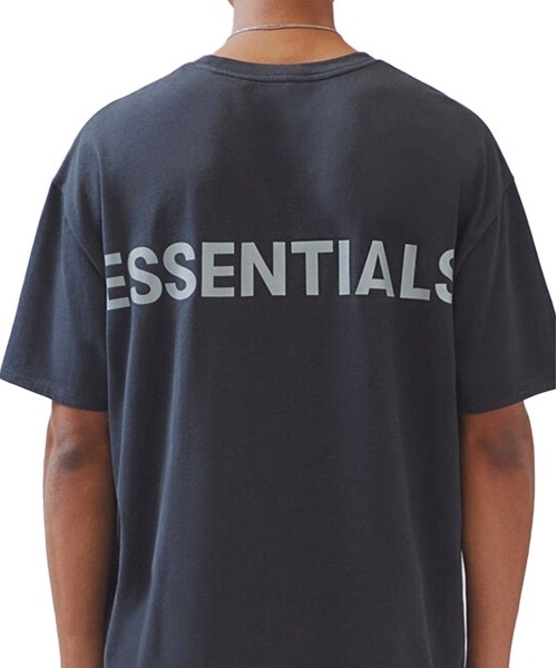 FOG ESSENTIALSA'GEM 9 × 至上 高品質の激安 .kom Essentials フィアオブゴッド エッセンシャルズ ロゴ TEE LOGO 半袖 カットソー BOXY Tシャツ 3M
