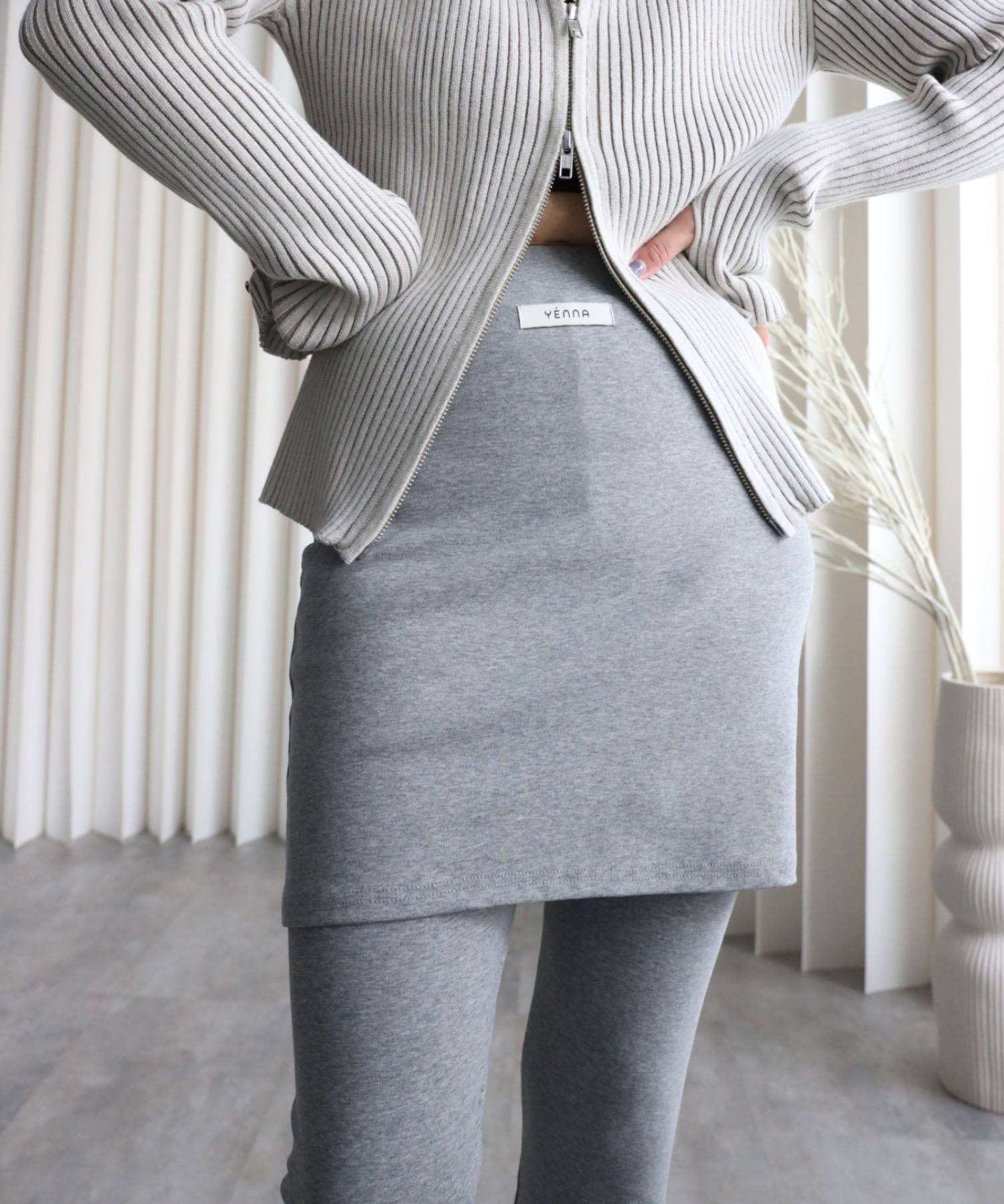 model：155cm. 着用サイズ：FREE