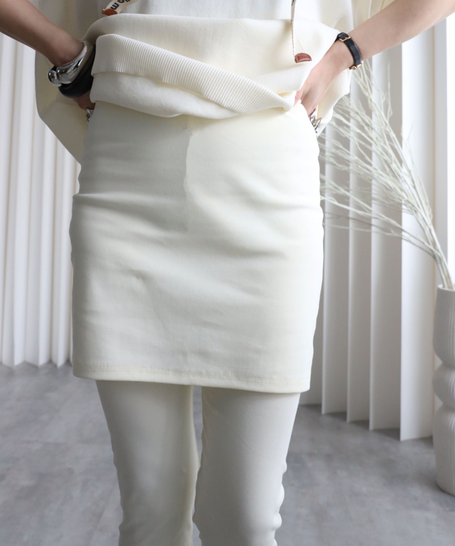 model：155cm. 着用サイズ：FREE