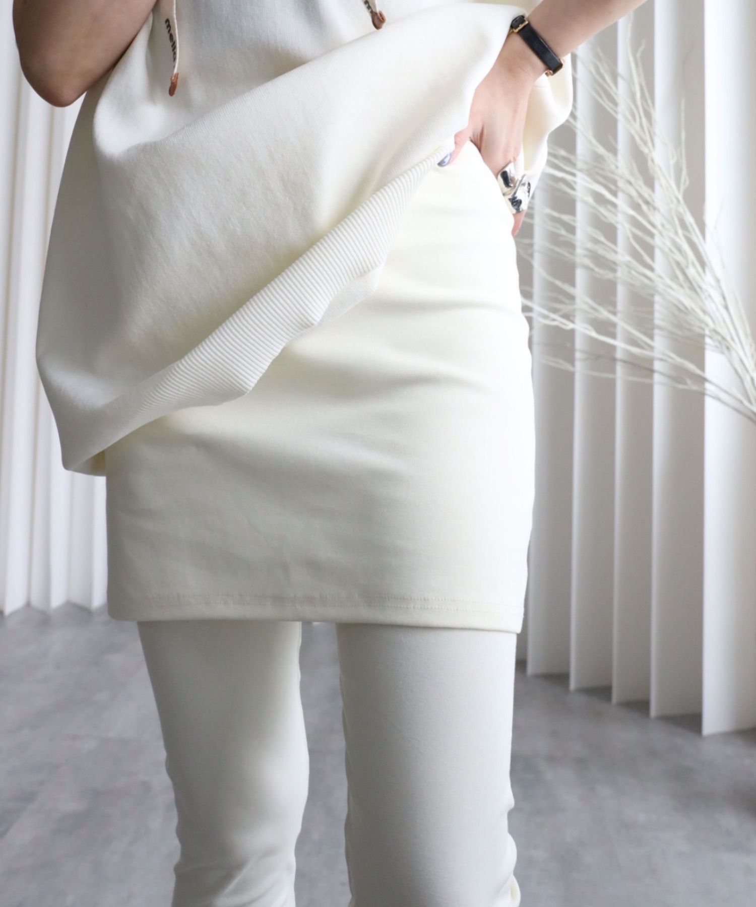 model：155cm. 着用サイズ：FREE