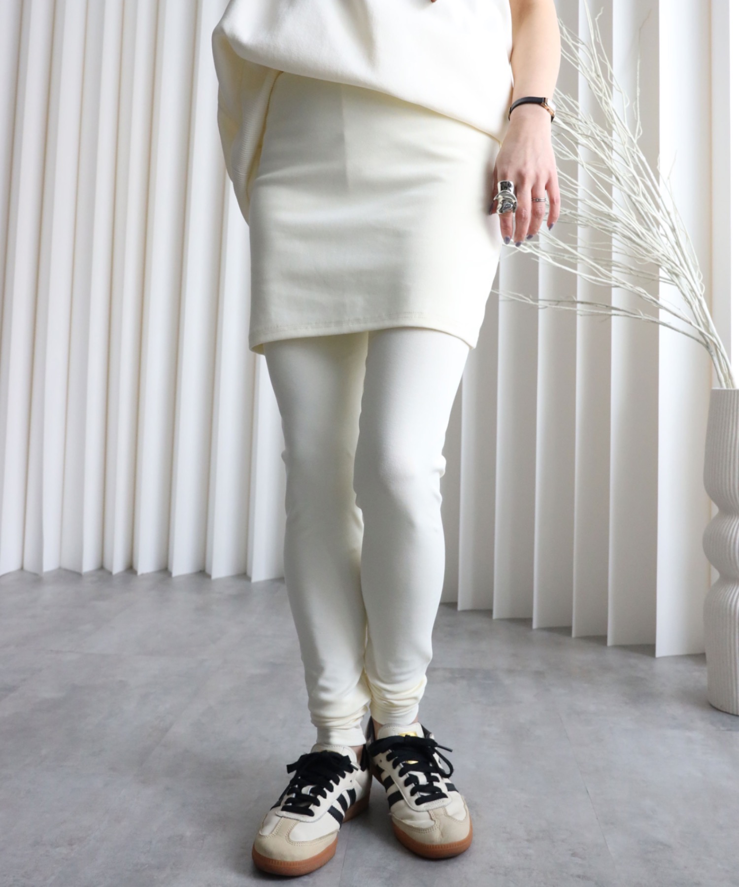 model：155cm. 着用サイズ：FREE