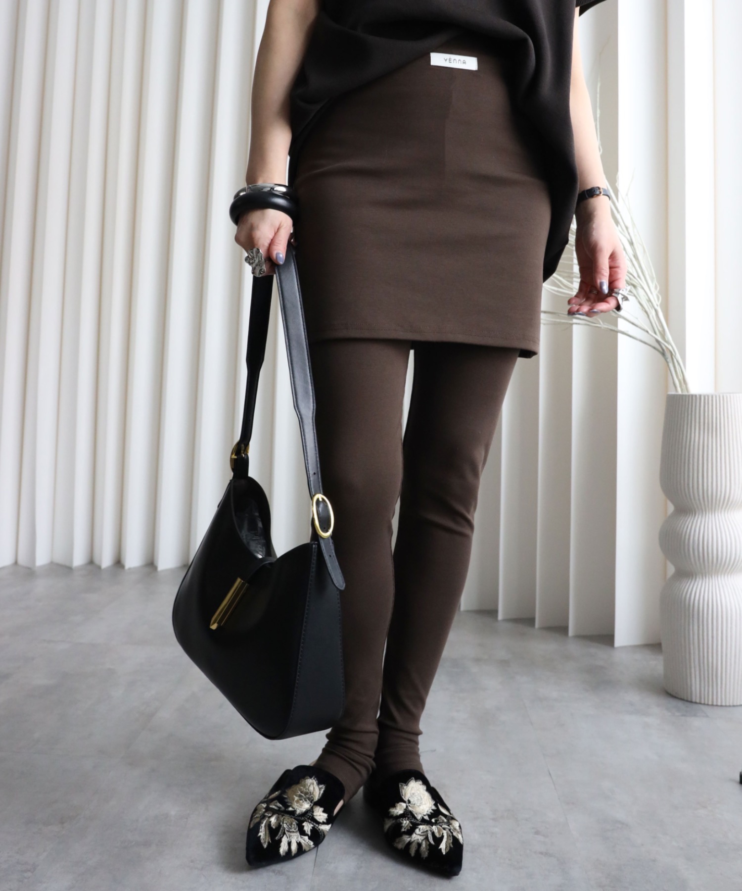 model：155cm. 着用サイズ：FREE