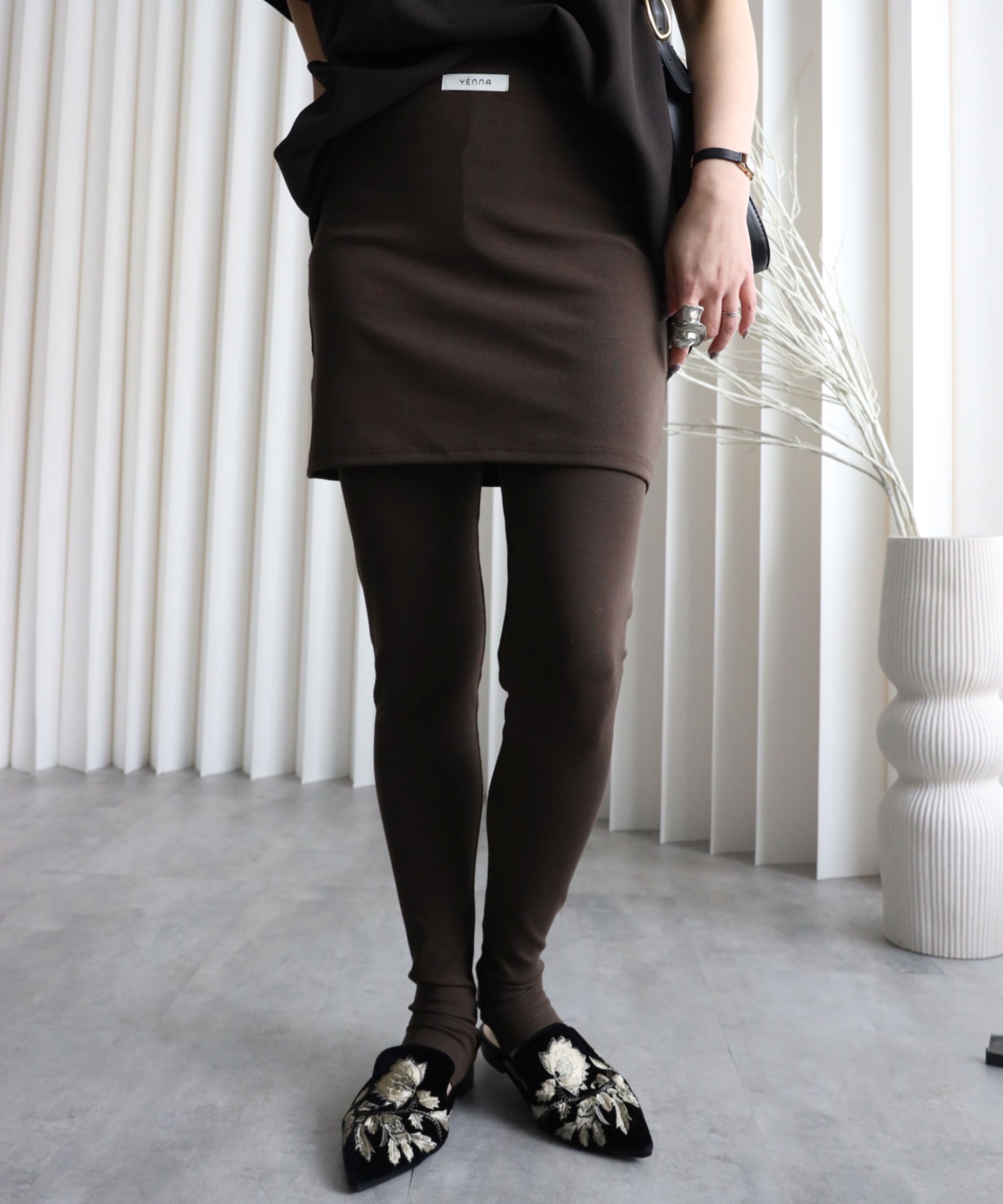 model：155cm. 着用サイズ：FREE
