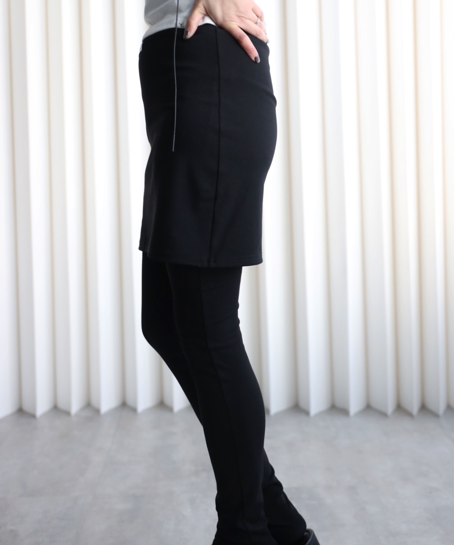model：155cm. 着用サイズ：FREE