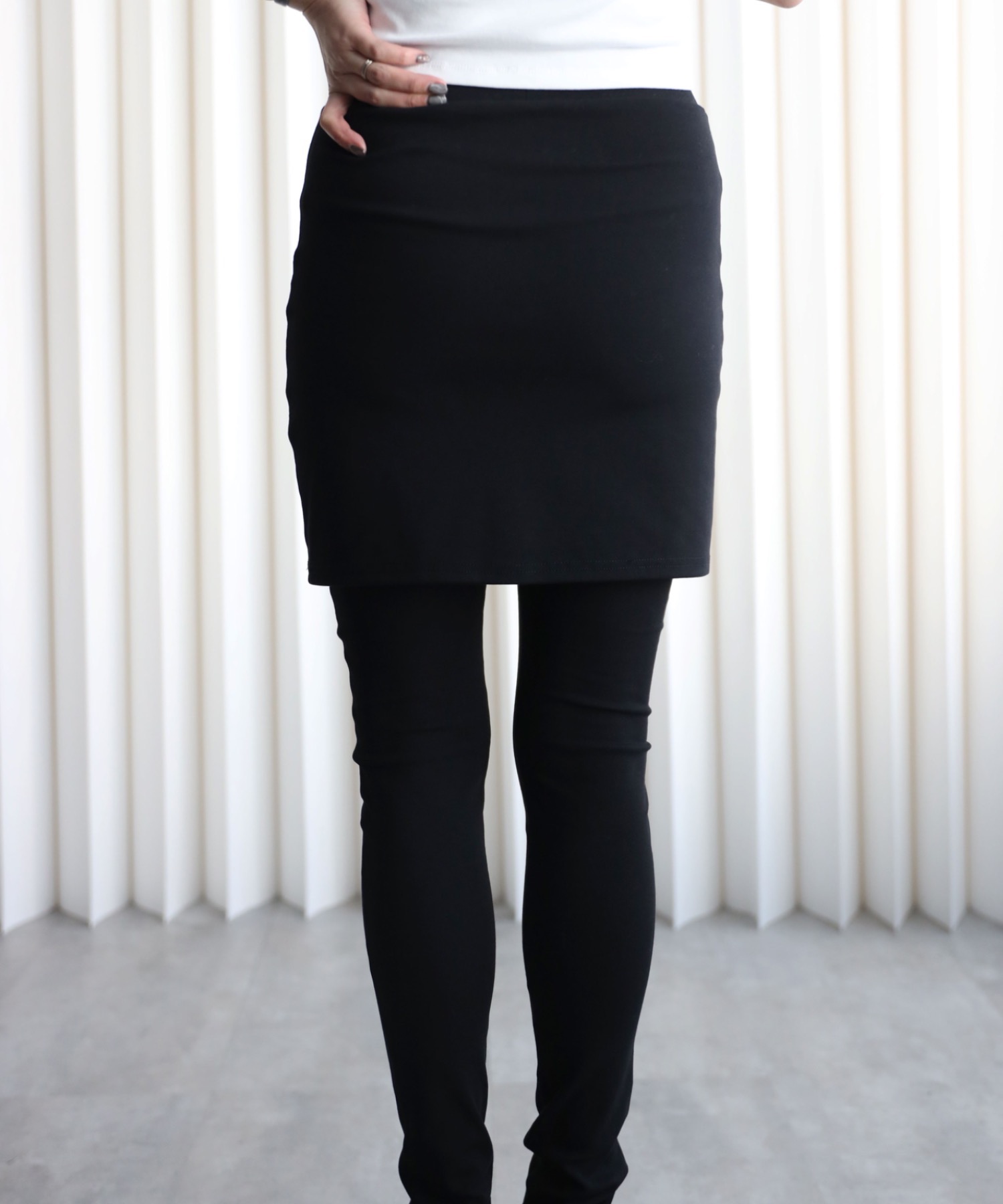 model：155cm. 着用サイズ：FREE