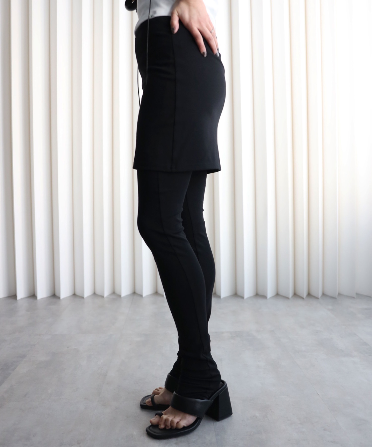 model：155cm. 着用サイズ：FREE