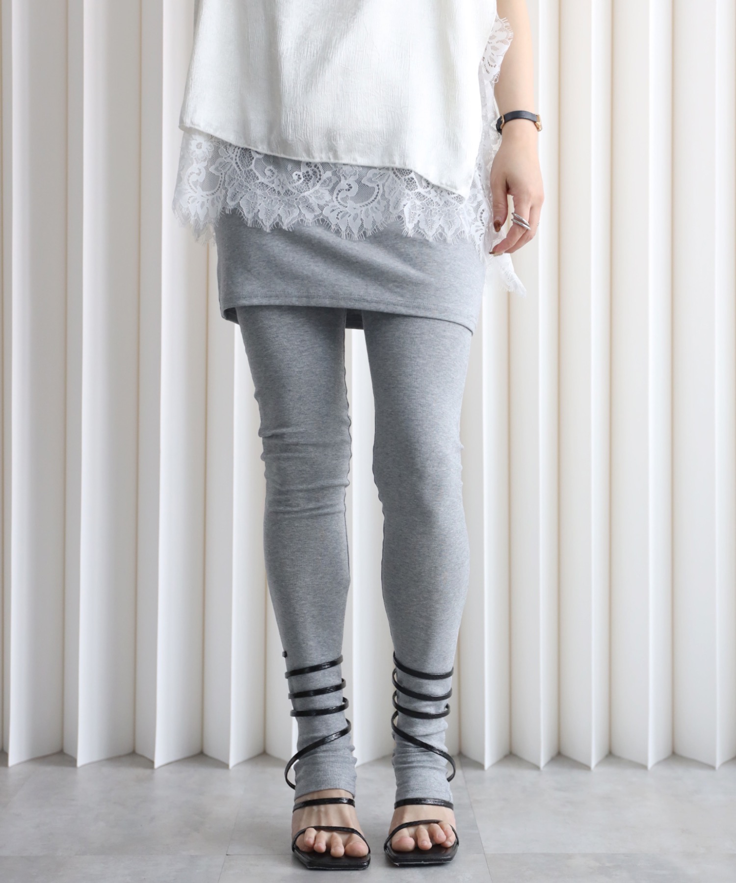 model：155cm. 着用サイズ：FREE